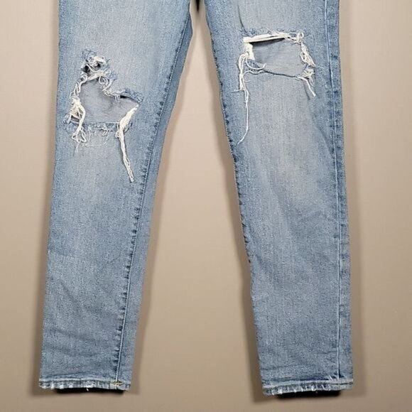 Gap Denim True Skinny Distressed Jeans Sz 27R - Picture 5 of 9